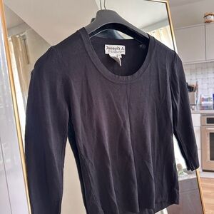 Joseph A Black Knit top